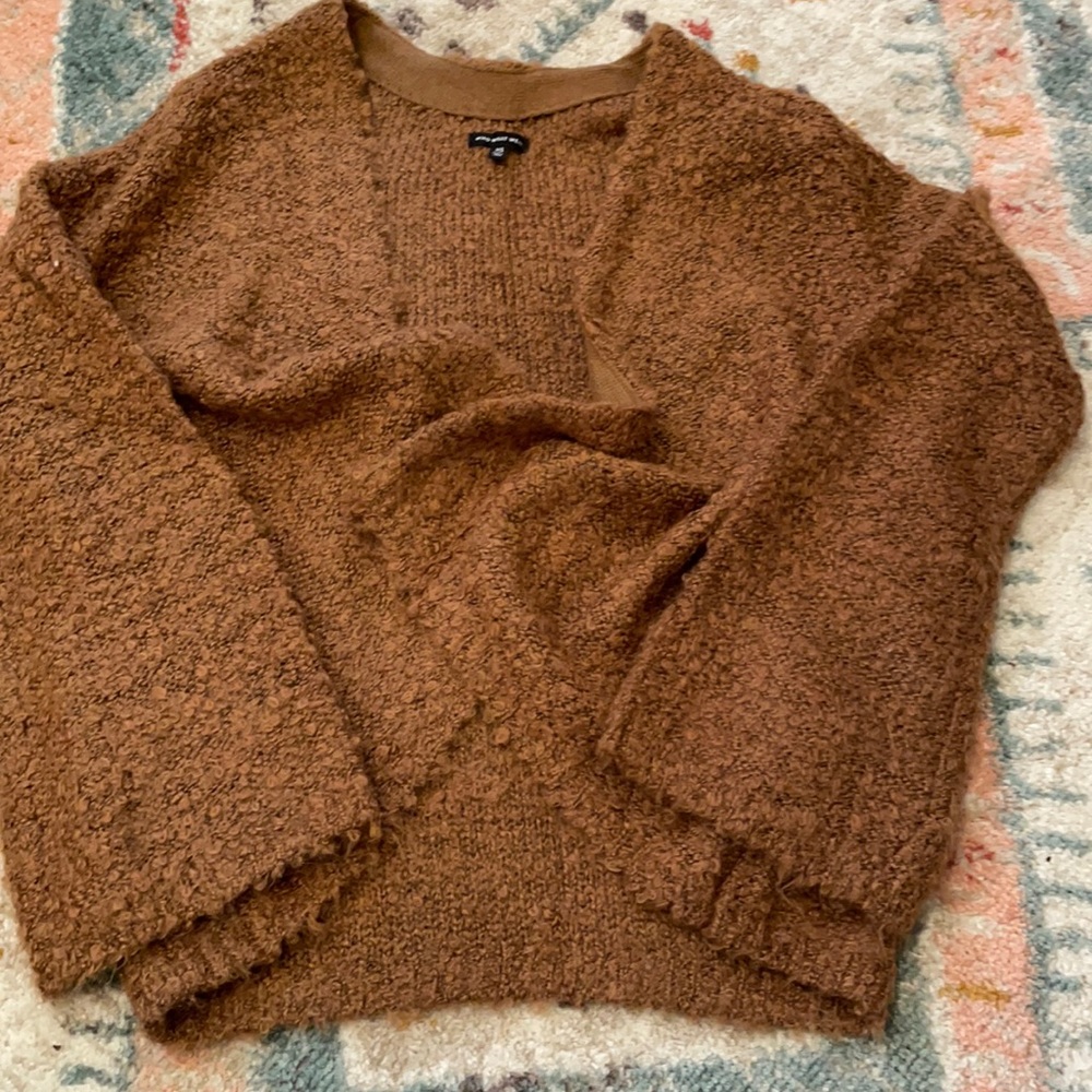 Brown cozy sweater